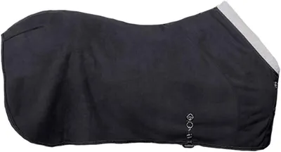Productafbeelding van Vierseizoenen Paardendeken - Paardendeken Stal Tapijt - Paard Warm Houden - Vochtafvoerend Fleece - 175 cm - Zwart