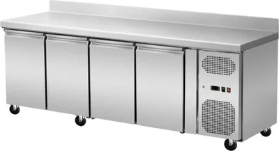 Produktbild von Kuehltisch 4 Tueren mit Aufkantung, Umluft, 223x70