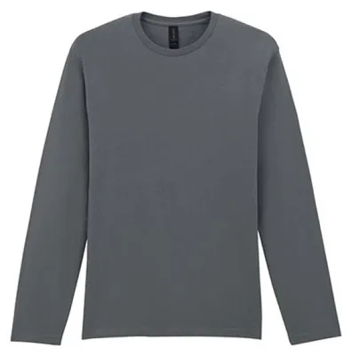 Produktbild von Gildan 64400 | Softstyle Long Sleeve Herren T-Shirt - Farbe: Charcoal (Solid) - Größe: 3XL