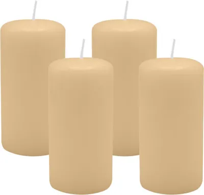 Produktbild von 4er Set Adventskranzkerzen Pinie Ø 50 x 100 mm
