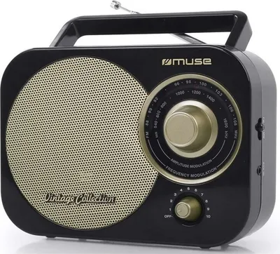 Immagine prodotto di Radio portatile analogica nera Muse M055RB