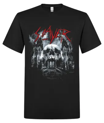 Produktbild von Slayer T-Shirt 'Cathedral' – Offizielles Band Merchandise aus 100% Baumwolle