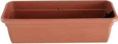 Image de Siena Garden 27S-6001MP Balconnière br. 60cm terra avec insert et réserve d'eau, terracotta