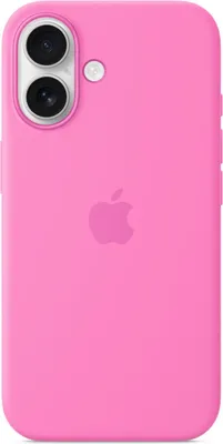 Image de Apple Silicone Backcover MagSafe pour l'Apple iPhone 16 - Rose pivoine