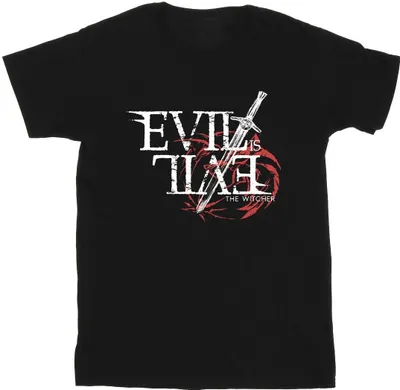 Obrázek produktu pro Netflix - Pánské tričko "The Witcher Evil Is Evil" BI52199 (S) (Black)