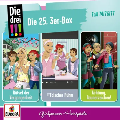 Produktbild von Die drei  3er Box - Folgen 74,76,77