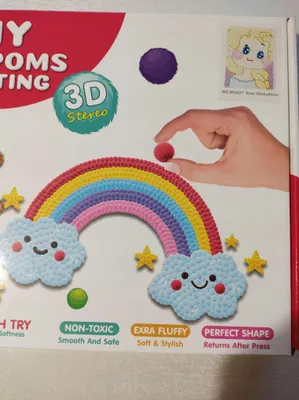 Image de OMY Set Créatif : Décoration Pompons Fille