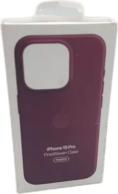 Image de Apple FineWoven Backcover MagSafe pour l'Apple iPhone 15 Pro - Mulberry