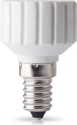 Produktbild von 20x E14 auf GU10 Sockel Fassung Adapter LED Lampensockel Lampenfassung 230V für LED Leuchtmittel, Glühbirnen, Halogen Lampen Licht