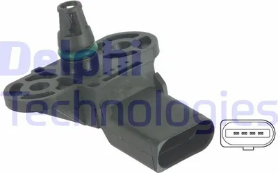 Produktbild von DELPHI PS10123 Ladedrucksensor für VW Golf IV Schrägheck (1J1) Saugrohr