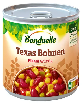 Obrázek produktu pro Zeleninová směs Bonduelle po texasku s červenými fazolemi 425ml