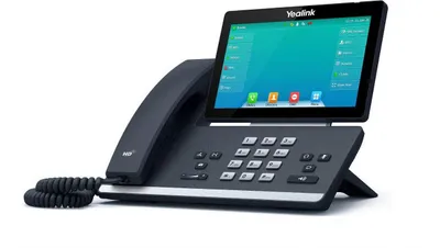 Zdjęcie produktu dla Yealink SIP-T57W, IP Phone, Szary, Zestaw słuchawkowy przewodowy, Biurko / Ściana, In-band, Poza pasmem, SIP info, 1000 wejścia