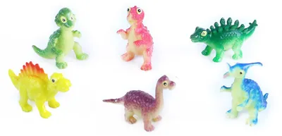 Immagine prodotto di I Dinosauri Felici Confezione da 6 Pezzi