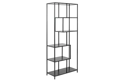 Produktbild von Seaford Regal 5 Regale schwarz.