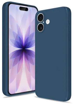 Produktbild von iPhone 17 Hülle, Flüssig Silikon Handyhülle Stoßfest Kratzfest Schutzhülle für iPhone 17 Blau