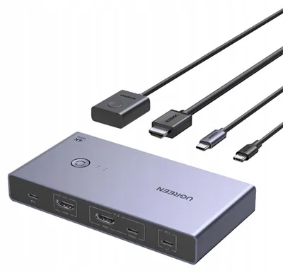 Image de Commutateur KVM Ugreen Cm731 2 en 1 USB-C + HDMI