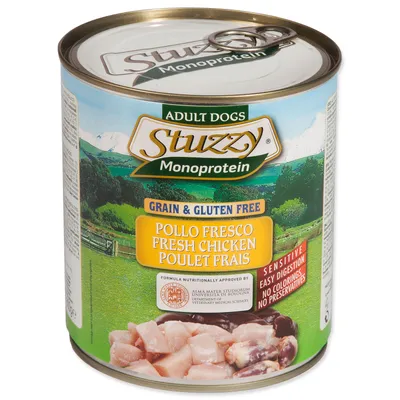 Immagine prodotto di Cane in scatola STUZZY Pollo monoproteico 800 g