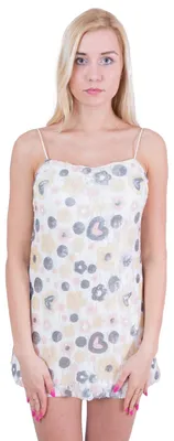 Produktbild von Weißes Minikleid- Muster Pailetten, John Zack S