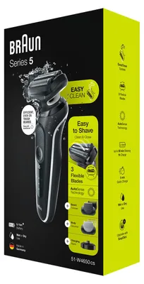 Obrázok produktu pre Elektrický holiaci strojček Braun Series 5 51-W4650cs