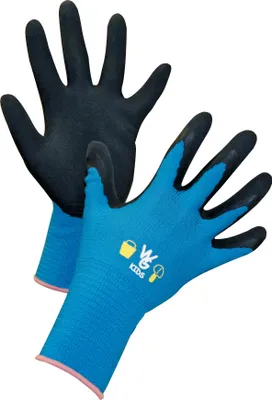 Produktbild von Kerbl Kinderhandschuh Towa Aquamarin 8-11 Jahre, Latexbeschichtet