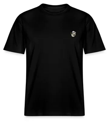 Produktbild von Spreadshirt Popeye Als Stickmotiv Relaxed Fit Uni T-Shirt, M, Schwarz