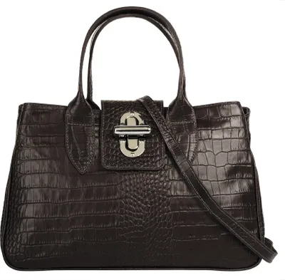 Produktbild von Cluty Handtasche Damen 016677 dunkelbraun
