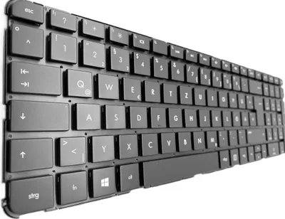 Productafbeelding van DE - Zwarte toetsenbord, frameless design, compatibel met HP Pavilion DV7-7000