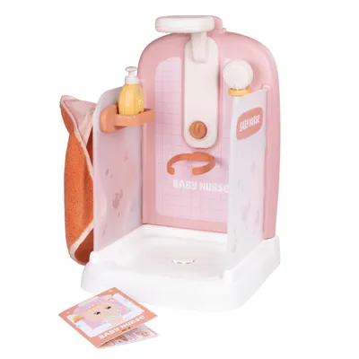 Produktbild von Smoby Baby Nurse Puppen-Dusche mit funktionalem Duschkopf - Für Puppen bis 42 cm, für Kinder ab 3 Jahren
