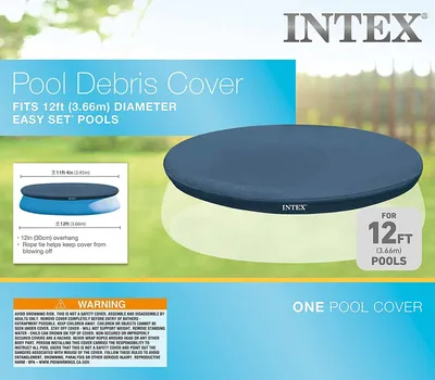 Produktbild von INTEX 28022 - Abdeckplane für Easy Set Pools Ø 366cm, Überhang 30cm