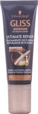 Zdjęcie produktu dla Schwarzkopf Gliss Ultimate Repair Treatment, Krem do włosów, Kobiety, Włosy zniszczone, Wszystkie kolory, 50 ml, Odżywiający, Wzmacniający