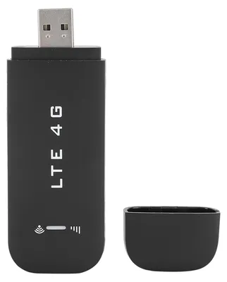 Image de Carte réseau sans fil 4G noire, compatible avec les cartes mémoire de 32 Go, USB 2.0 haut débit à 100 Mbps