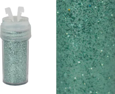 Produktbild von Glitzerpulver 10g in Dose mit Streudeckel, Farbauswahl:mintgrün / mint 513