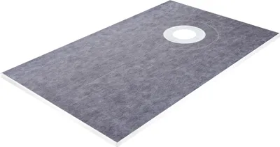 Immagine prodotto di Set di soglie per doccia SucceBuy, 96,5 x 152,4 cm, piatto doccia impermeabile con scarico in PVC da 10,2 cm, griglia in acciaio inossidabile, soglie e spatola, ideale per installazioni fai-da-te in bagno