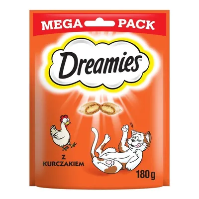 Produktbild von Dreamies Katzenleckerli mit leckerem Huhn 180g
