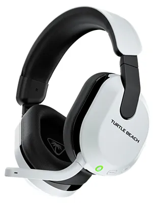 Image de Turtle Beach Casque gaming amplifié multiplateforme sans fil Stealth 600 pour PS5, PS4, PC, Nintendo Switch et mobile - Bluetooth, 80 heures de batterie, microphone antibruit désactivable par basculement et écouteurs de 50 mm - Blanc