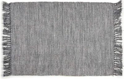 Produktbild von Fransenteppich, 100% Baumwolle, 180 x 120 cm