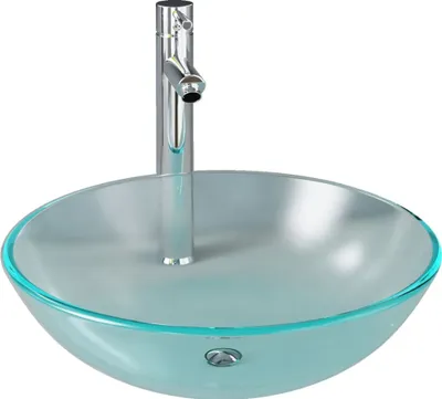 Produktbild von Badezimmer Waschbecken Wasserhahn Ablaufgarnitur aus mattiertem