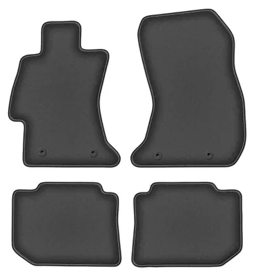 Productafbeelding van Velours automatten voor Subaru Outback V vanaf 2014 (stationwagen) – 4-delig, grafiet, op maat – Wielganizator DURBAN