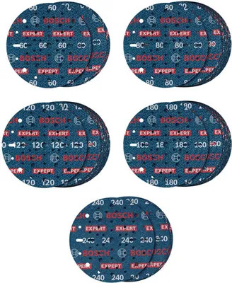 Obrázek produktu pro Bosch O780, Brusný kotouč, Nátěr, Ocel, Dřevo, Modrá, Kulatý, 15 cm, 15 cm