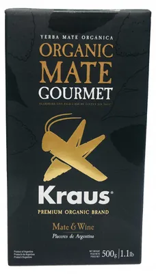 Zdjęcie produktu dla Yerba Mate Kraus Organic Mate Premium Gourmet 0,5kg 500g (organiczna)
