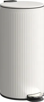 Produktbild von 30-Liter-Treteimer mit Soft-Close-Deckel, schwarzes Metall