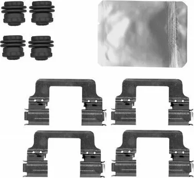 Produktbild von TEXTAR 82547000 Zubehörsatz Scheibenbremsbelag Hinten für LAND ROVER Range Rover Sport (L494) Discovery V (L462) Range Rover IV (L405) DISCOVERY V VAN