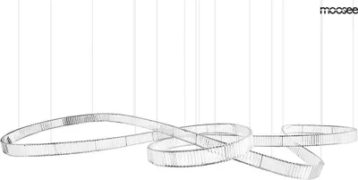 Zdjęcie produktu dla MOOSEE lampa wisząca WAVE 380 chrom