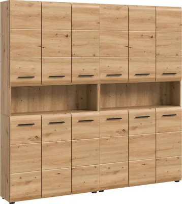 Produktbild von Badezimmer Hochschrank 2er Set in Eiche - IGGESUND-158