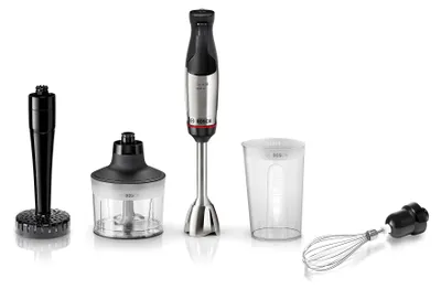 Immagine prodotto di Bosch Serie 6 MSM6M633, Frullatore a immersione, 1,4 m, 1000 W, Acciaio inox