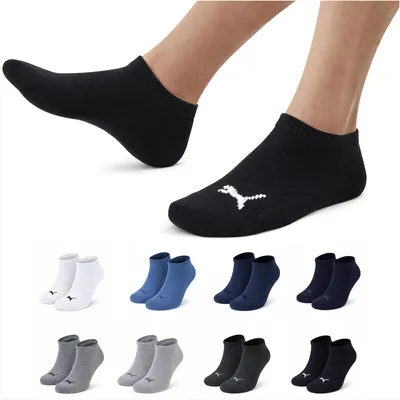 Produktbild von PUMA Sneaker Socken Damen Herren 5 P Kurze Sportsocken weiss 43-46