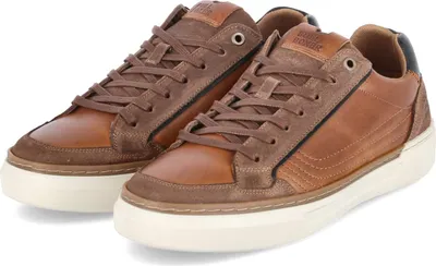 Produktbild von Bullboxer Herren Low Sneaker Braun Glattleder Größe: 43