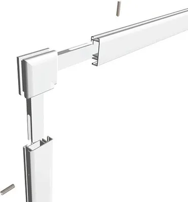 Produktbild von Kunststoff-Eckverbinderset in weiß