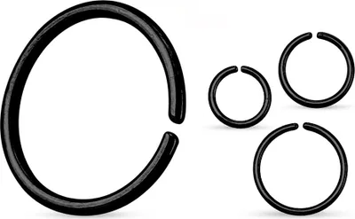Produktbild von Continuous Ring Seamless Ring O-Ring Piercing Ring Chirurgenstahl Autiga® Ø 1 mm 8 mm