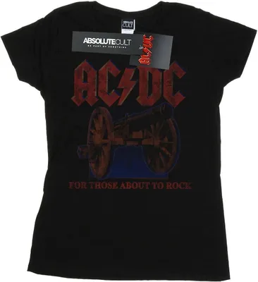 Produktbild von AC/DC - "For Those About To Rock" T-Shirt für Damen BI4657 (L) (Schwarz)